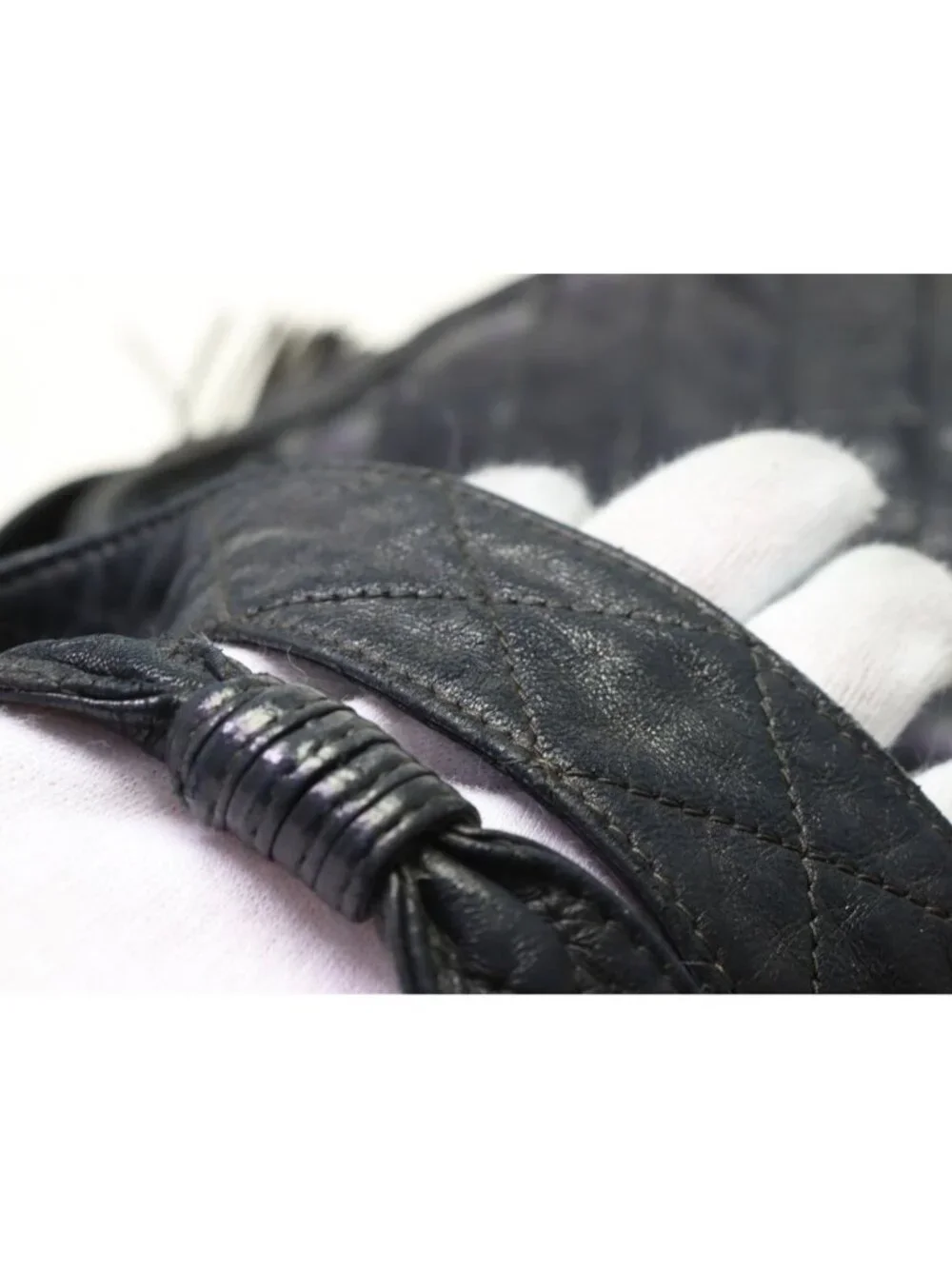 Chanel Quilted Lambskin Fringe Shoulder Bag